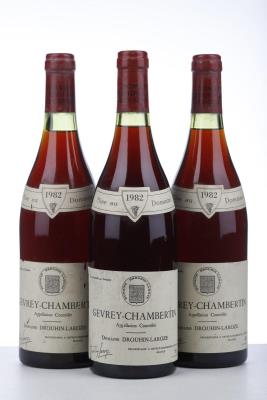 GEVREY CHAMBERTIN 1982 - Drouhin Laroze - 3 Bottles