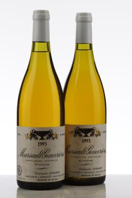 MEURSAULT GENEVRIERES 1993 - Francois Jobard - 2 Bottles