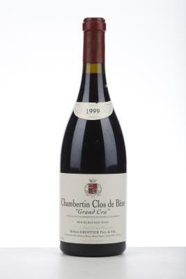 CHAMBERTIN CLOS DE BEZE 1999 - Robert Groffier - 1 Bottle