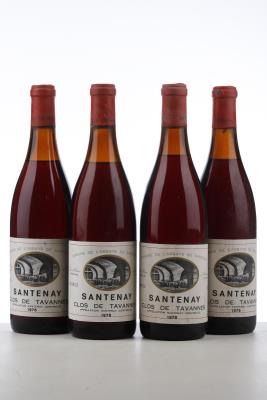 SANTENAY CLOS DE TAVANNES 1976 - l'Abbaye de Santenay - Louis Clair - 4 Bottles