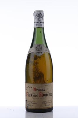 BEAUNE CLOS DES MOUCHES BLANC 1952 - Joseph Drouhin mise Grafe Lecocq - 1 Bottle