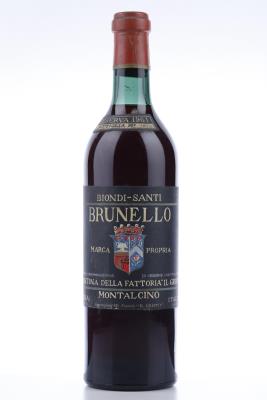 BRUNELLO DI MONTALCINO RISERVA 1961 - Biondi Santi - 1 Bottle