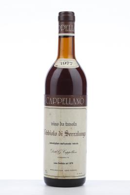 NEBBIOLO DI SERRALUNGA 1977 - Cappellano - 1 Bottle