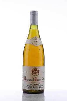 MEURSAULT GENEVRIERES 1989 - Bernard Boisson Vadot - 1 Bottle