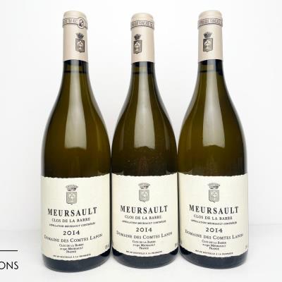 MEURSAULT CLOS DE LA BARRE 2014 - Comtes Lafon - 3 Bottles