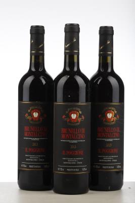 BRUNELLO DI MONTALCINO IL POGGIONE 2013 - Franceschi - 3 Bottles