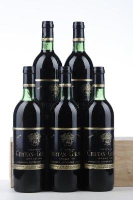CERTAN GIRAUD 1975 - Mc - 5 Bottles