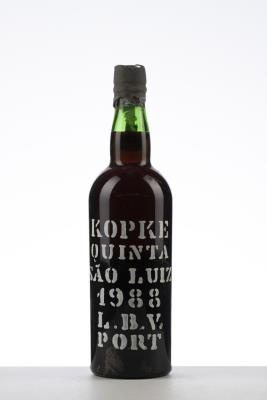 KOPKE QUINTA SAO LUIZ LATE BOTTLED VINTAGE PORT 1988 - Kopke - Bottled 1994 - 1 Bottle