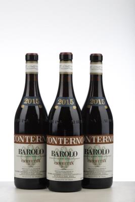BAROLO CERRETTA 2015 - Giacomo Conterno - 3 Bottles