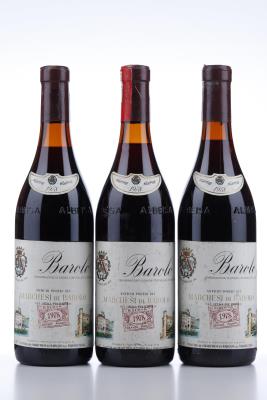 BAROLO RISERVA 1978 - Marchesi di Barolo - 3 Bottles