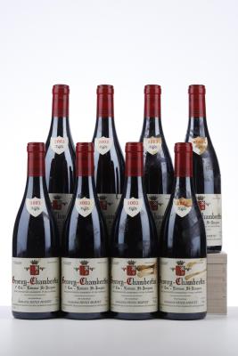 GEVREY CHAMBERTIN LAVAUX ST JACQUES 2003 - Denis Mortet - 8 Bottles