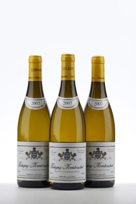 PULIGNY MONTRACHET 2007 - Domaine Leflaive - 3 Bottles