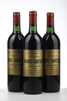BRANE CANTENAC 1986 - Mc - 3 Bottles