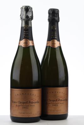 VEUVE CLICQUOT RARE VINTAGE ROSE 1985 - Veuve Clicquot - 2 Bottles