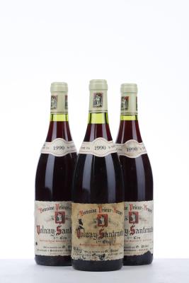 VOLNAY SANTENOTS 1990 - Prieur Brunet - 3 Bottles