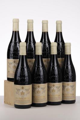 CHATEAUNEUF DU PAPE CLOS ST MICHEL CUVEE RESERVEE 2000 - Guy Mousset - 8 Bottles