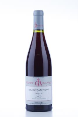 ROMANEE ST VIVANT 2003 - De L'Arlot - 1 Bottle