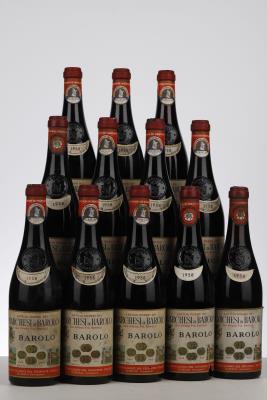 BAROLO 1958 - Marchesi di Barolo - 12 Bottles