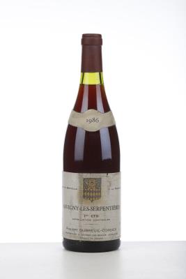 SAVIGNY LES BEAUNE LES SERPENTIERES 1986 - Philippe Dubreuil Cordier - 1 Bottle