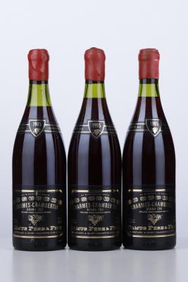 CHARMES CHAMBERTIN 1985 - Camus - 3 Bottles