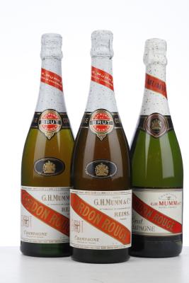 MUMM CORDON ROUGE BRUT NV - Mumm - 3 Bottles