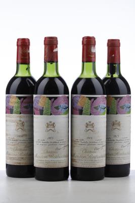 MOUTON ROTHSCHILD 1975 - Mc - 4 Bottles