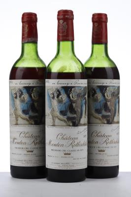 MOUTON ROTHSCHILD 1973 - 3 Bottles