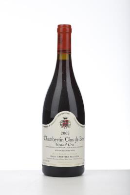 CHAMBERTIN CLOS DE BEZE 2002 - Robert Groffier - 1 Bottle