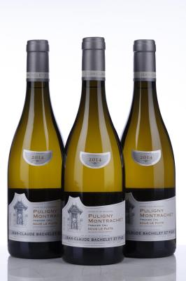 PULIGNY MONTRACHET SOUS LE PUITS 2014 - Jean Claude Bachelet - 3 Bottles
