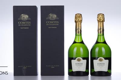 TAITTINGER COMTES DE CHAMPAGNE 1999 - Taittinger - 2 Bottles - Oc 1