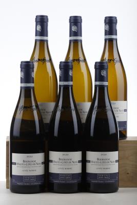 BOURGOGNE HAUTES COTES DE NUITS BLANC CUVEE MARINE 3*2020 + 3*2022  - Anne Gros - 6 Bottles
