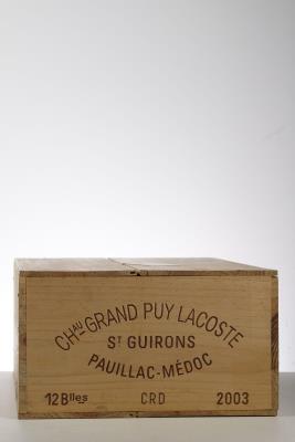 GRAND PUY LACOSTE 2003 - Mc - 12 Bottles - Owc 12