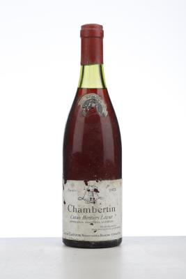 CHAMBERTIN CUVEE HERITIER LATOUR 1973 - Louis Latour - 1 Bottle