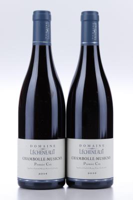 CHAMBOLLE MUSIGNY 1 ER CRU 2014 - Lecheneaut - 2 Bottles