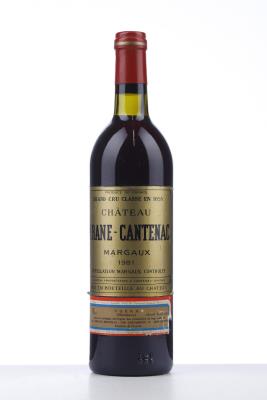 BRANE CANTENAC 1981 - Mc - 1 Bottle