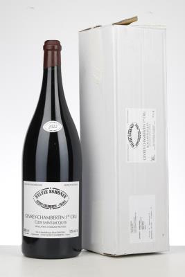 GEVREY CHAMBERTIN CLOS ST JACQUES 2022 - Sylvie Esmonin  - 1x 3,00 Liter Bottle - Oc 1