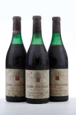 CORTON MARECHAUDES 1966 - Veuve Aubert Aine - 3 Bottles