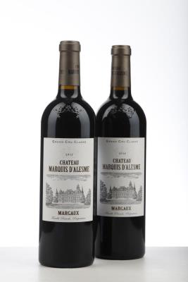 MARQUIS D'ALESME BECKER 1*2015 + 1*2016  - Mc - 2 Bottles