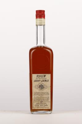 RHUM DES PLANTATIONS ST JAMES NV - Import by Levallois Perret, presumed 60ies - 1 x 1,00Ltr
