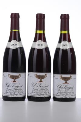 CLOS VOUGEOT MUSIGNI 2000 - Gros Frere et Soeur - 3 Bottles