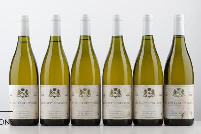 MEURSAULT GENEVRIERES 1996 - Morey Blanc - 6 Bottles
