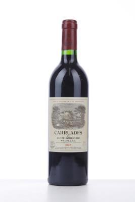 CARRUADES DE LAFITE ROTHSCHILD 1987 - Mc - 1 Bottle