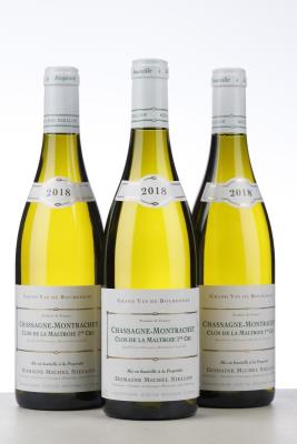 CHASSAGNE MONTRACHET BLANC CLOS DE LA MALTROIE 2018 - Michel Niellon - 3 Bottles