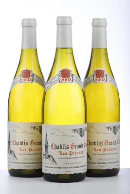 CHABLIS LES PREUSES 2003 - Vincent Dauvissat - 3 Bottles