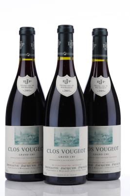 CLOS VOUGEOT 2005 - Jacques Prieur - 3 Bottles