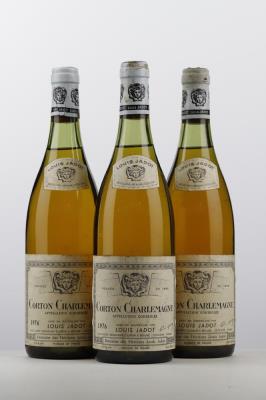 CORTON CHARLEMAGNE 1976 - Louis Jadot - 3 Bottles