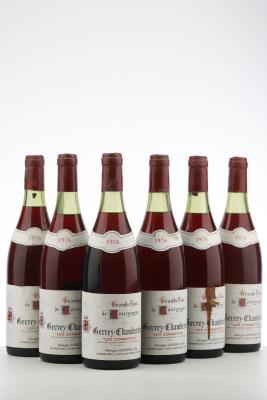 GEVREY CHAMBERTIN LES COMBOTTES 1976 - Georges Lignier - 6 Bottles