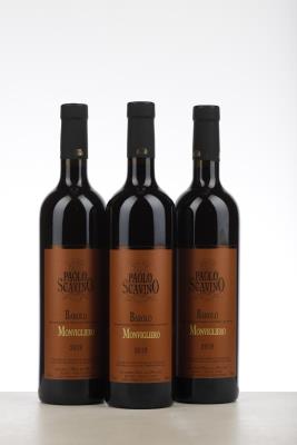 BAROLO MONVIGLIERO 2019 - Paolo Scavino - 3 Bottles