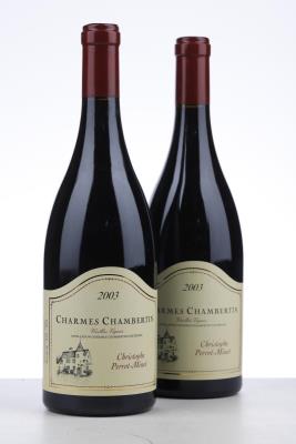 CHARMES CHAMBERTIN VIEILLES VIGNES 2003 - Christophe Perrot Minot - 2 Bottles