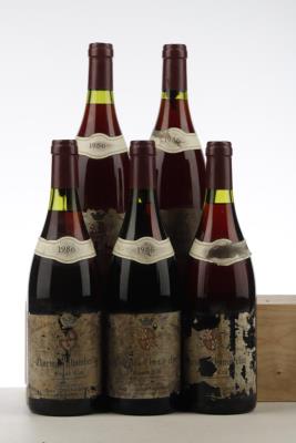 CHARMES CHAMBERTIN 1986 - Guy Castagnier - 5 Bottles